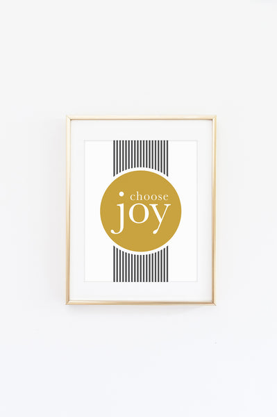 Choose Joy - printable 8x10 print