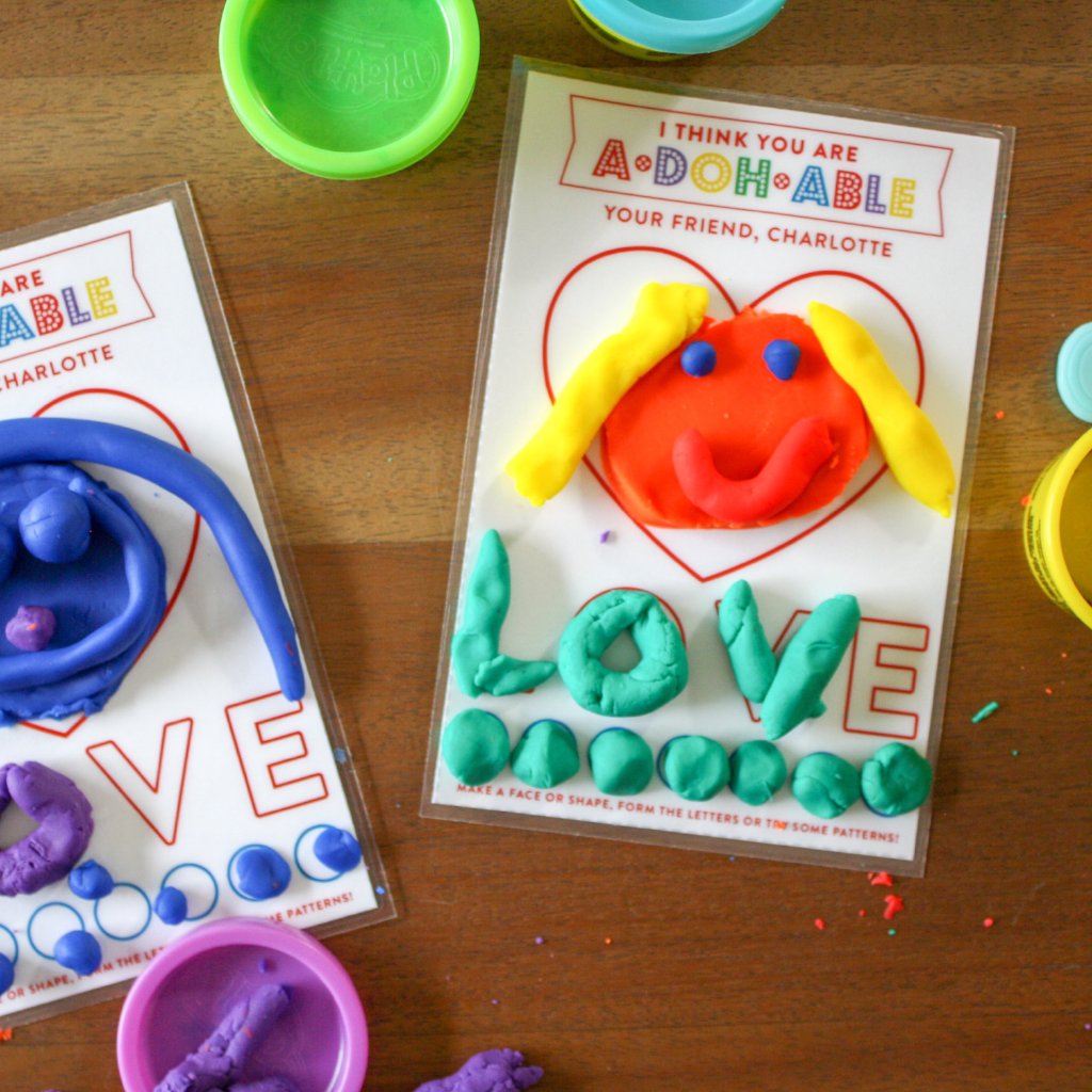 Mini Play Doh Mat Printable Valentines – Pchee