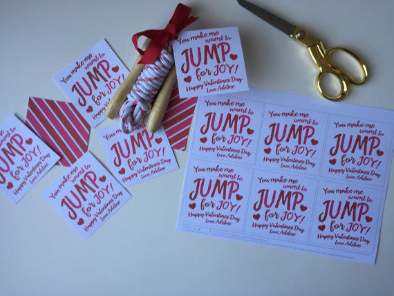 Jump Rope Tag Jump Rope Printable Valentine Tags – Pchee